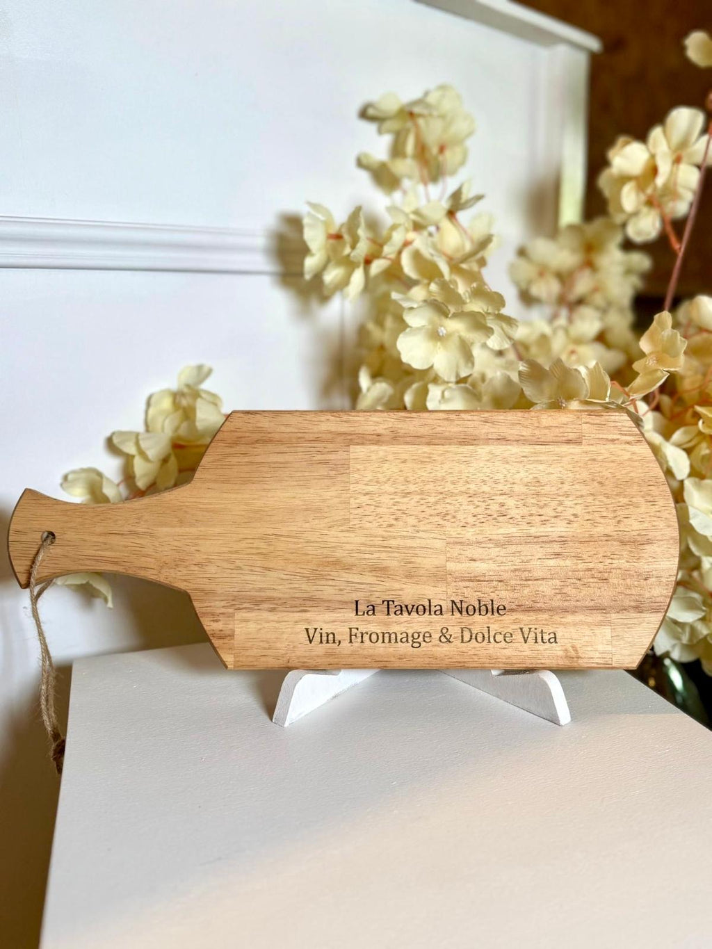 La Planche à découper personnalisée en bois gravée - Cadeau personnalisé
