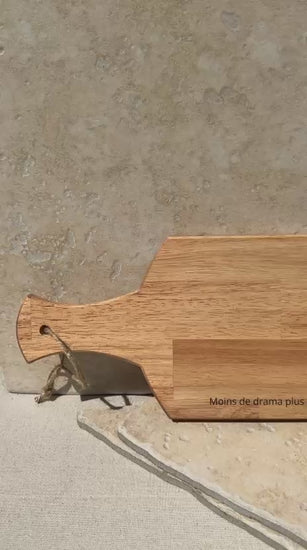 Planche apéro bois gravé